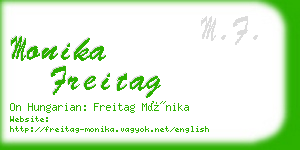 monika freitag business card